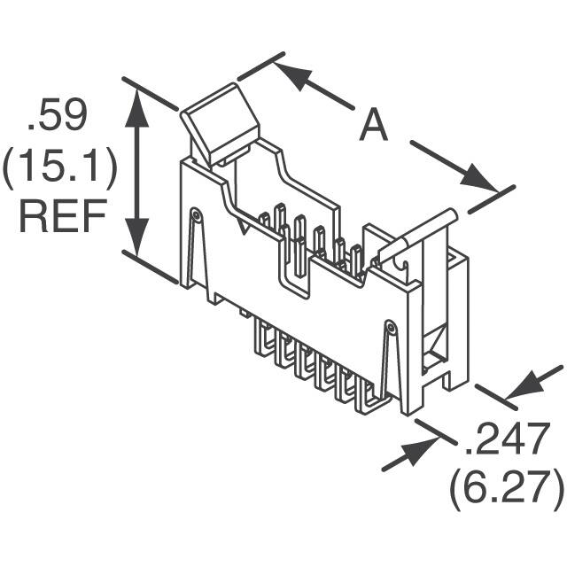 155212-5302-RB 3M  Headers Male Pins
